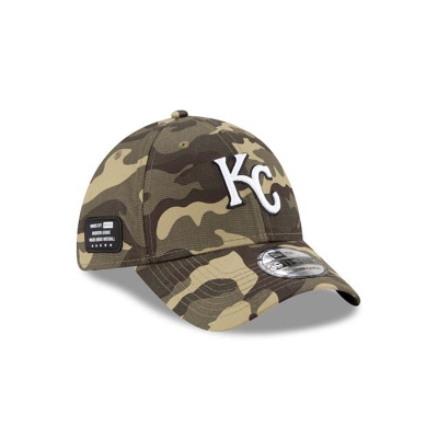 Kansas City Royals Gorra | New Era MLB Armed Forces Weekend 39thirty Stretch Fit Cap Mexico - Verdes